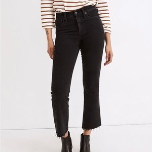 Madewell Cali Demi-Boot Raw Hem Jeans 30